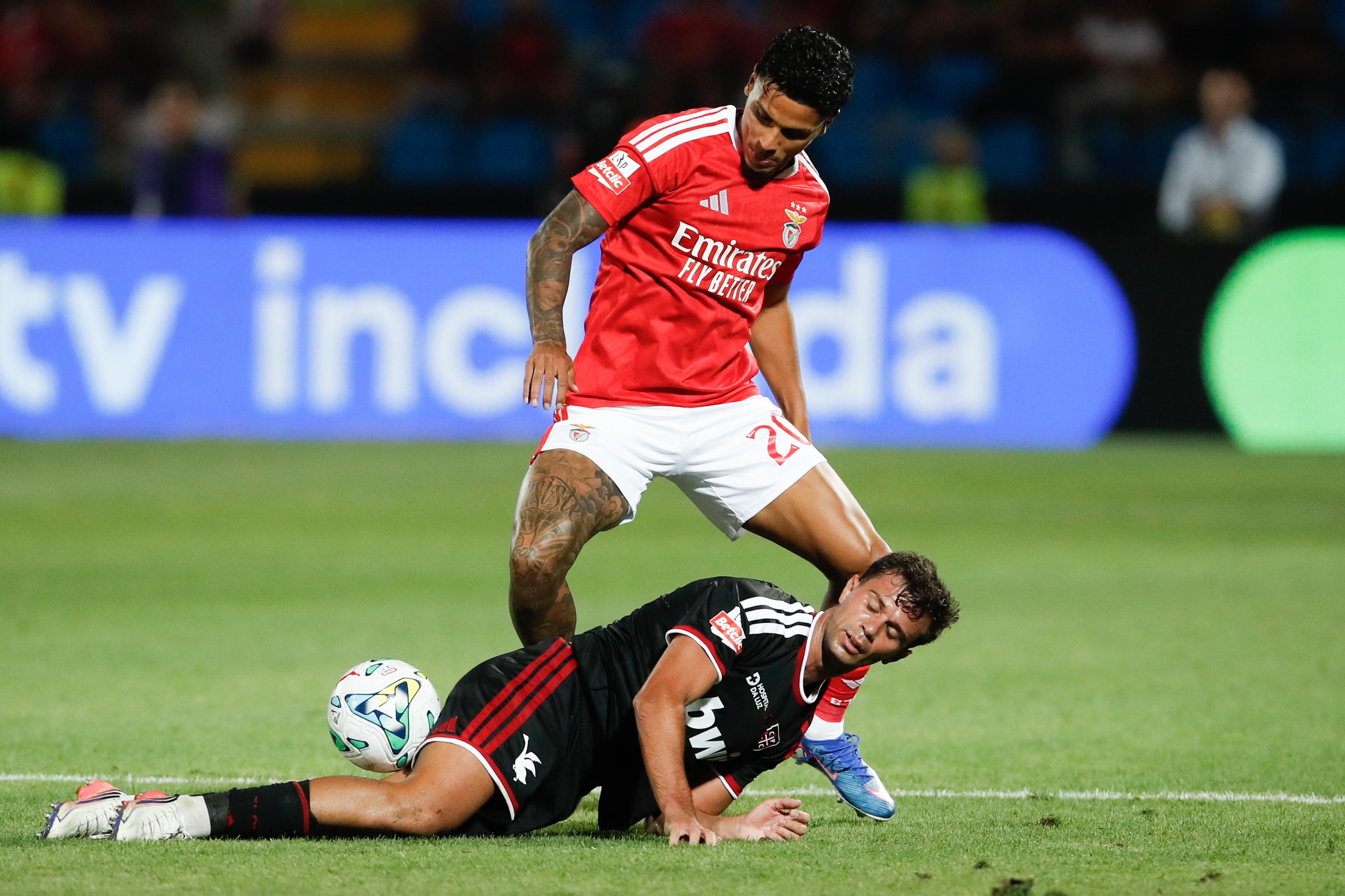 Tombo diante do Benfica foi grande, mas Casa Pia quer reagir já no embate frente ao Gil Vicente — Foto: Paulo Cunha/LUSA