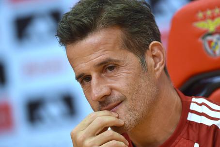 Marco Silva espera dificuldades no jogo com o Aarhus, na Luz — Miguel Nunes