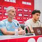Carlos Vicens projetou o jogo da primeira mão do 'play-off' da UEFA Conference League, diante do Áustria Viena — Foto: SC Braga