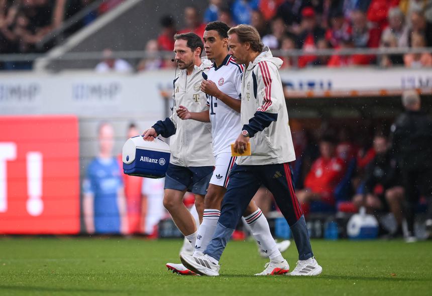 Musiala voltou a sentir-se mal num jogo do Bayern