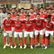 O onze do Benfica frente ao Casa Pia (foto: Miguel Nunes)