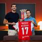 Jovan Milosevic deixou o Estugarda e assinou um contrato de cinco épocas com o SC Braga — Foto: SC Braga