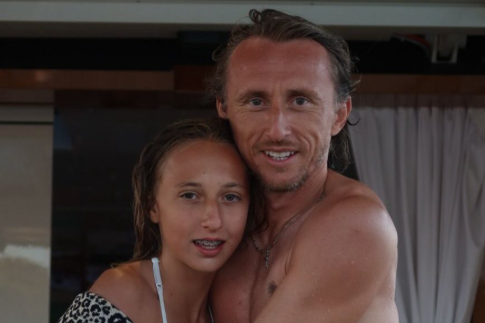 Ema e Luka Modric. Foto Instagram/Luka Modric