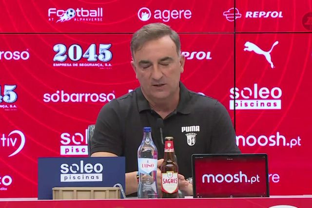 SC Braga: Carvalhal confirma três jogadores indisponíveis