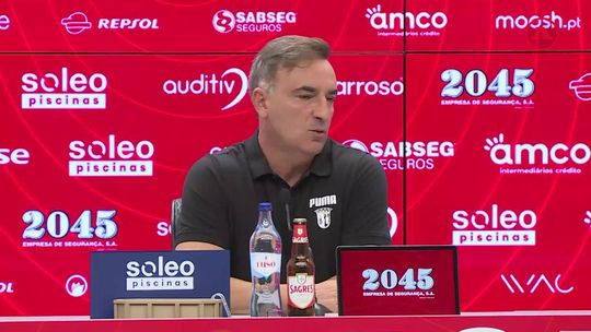 Carvalhal: «Toda a gente cai, isto é para quem se levanta o mais rápido possível»