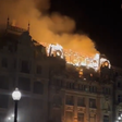 Fogo em prédio no Porto X/umpoucodetudo