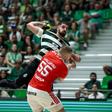 Martim Costa apareceu na segunda parte e foi determinante no ataque leonino. Foto Sporting