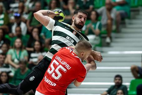 Martim Costa apareceu na segunda parte e foi determinante no ataque leonino. Foto Sporting