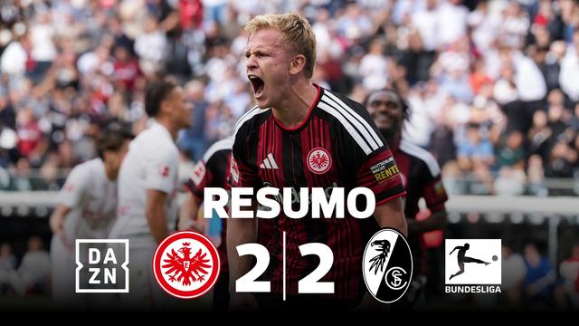 Golos, defesas e muita emoção: que grande jogo entre Frankfurt e Friburgo (resumo)