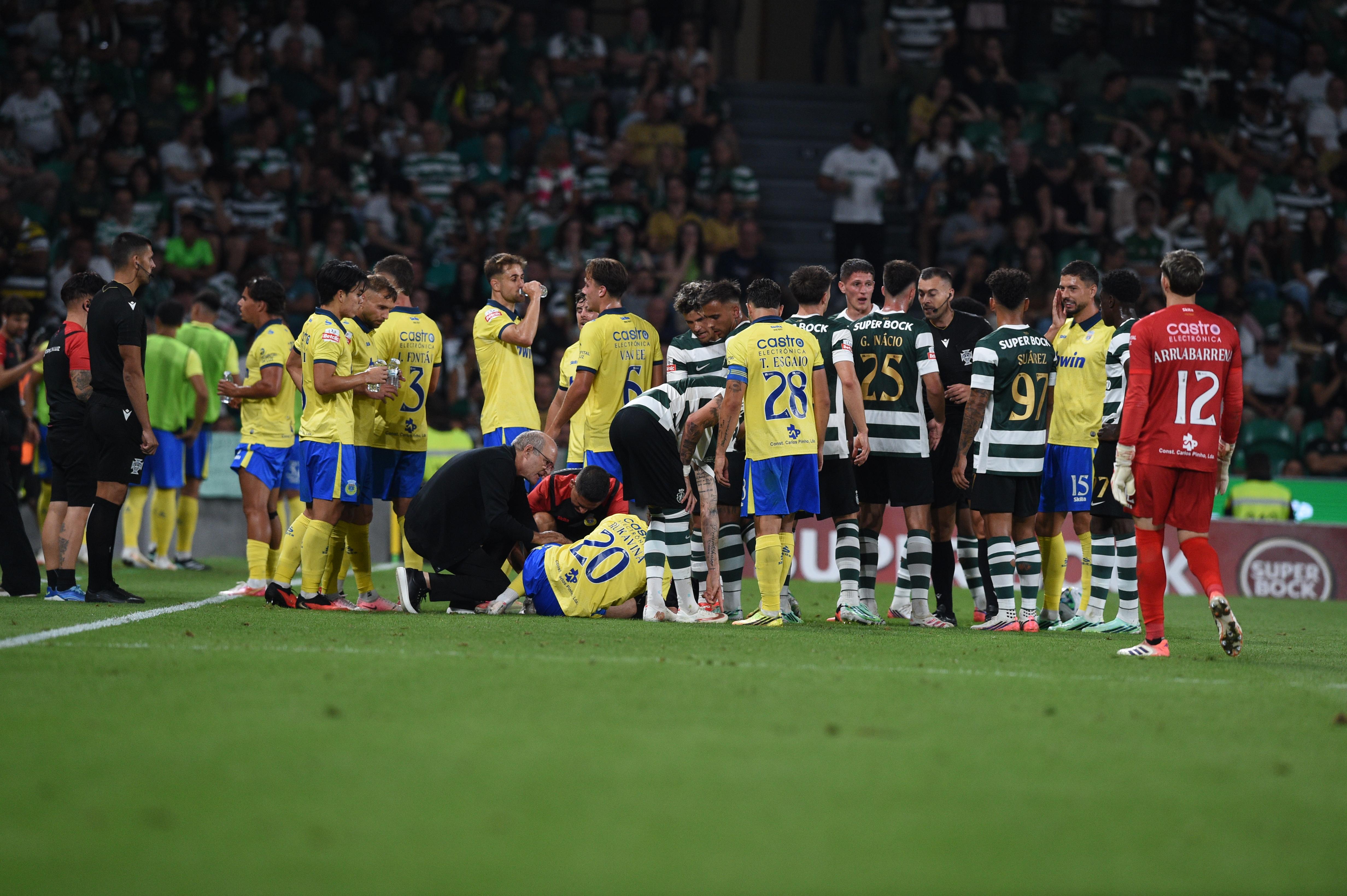 Confusão no Sporting-Arouca - Foto: Sérgio Miguel Santos
