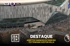 Adeptos do Tottenham começaram a sair... e equipa estreou-se a marcar