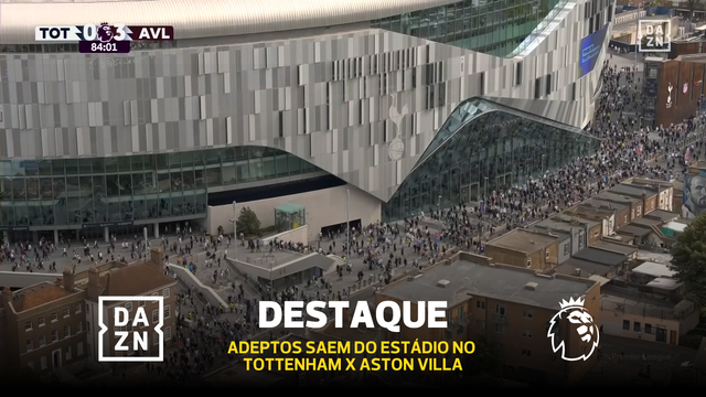 Adeptos do Tottenham começaram a sair... e equipa estreou-se a marcar