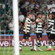 Jogadores festejam golo de Suárez no Sporting-Arouca - Foto: Sérgio Miguel Santos