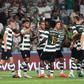 Jogadores festejam golo de Suárez no Sporting-Arouca - Foto: Sérgio Miguel Santos