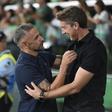 Rui Borges e Vasco Seabra no Sporting-Arouca - Foto: Sérgio Miguel Santos
