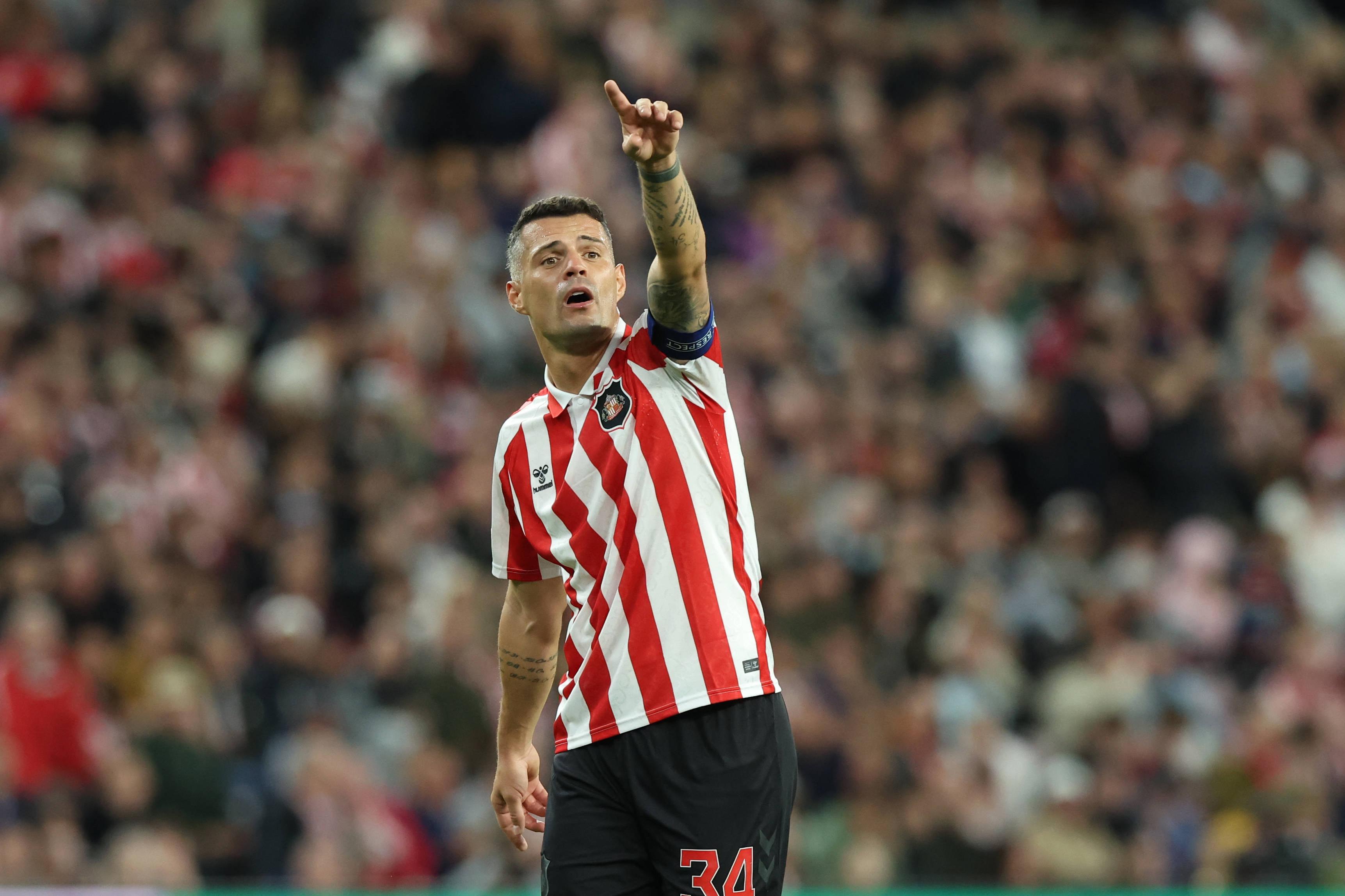 Granit Xhaka, capitão da Suíça e do Sunderland