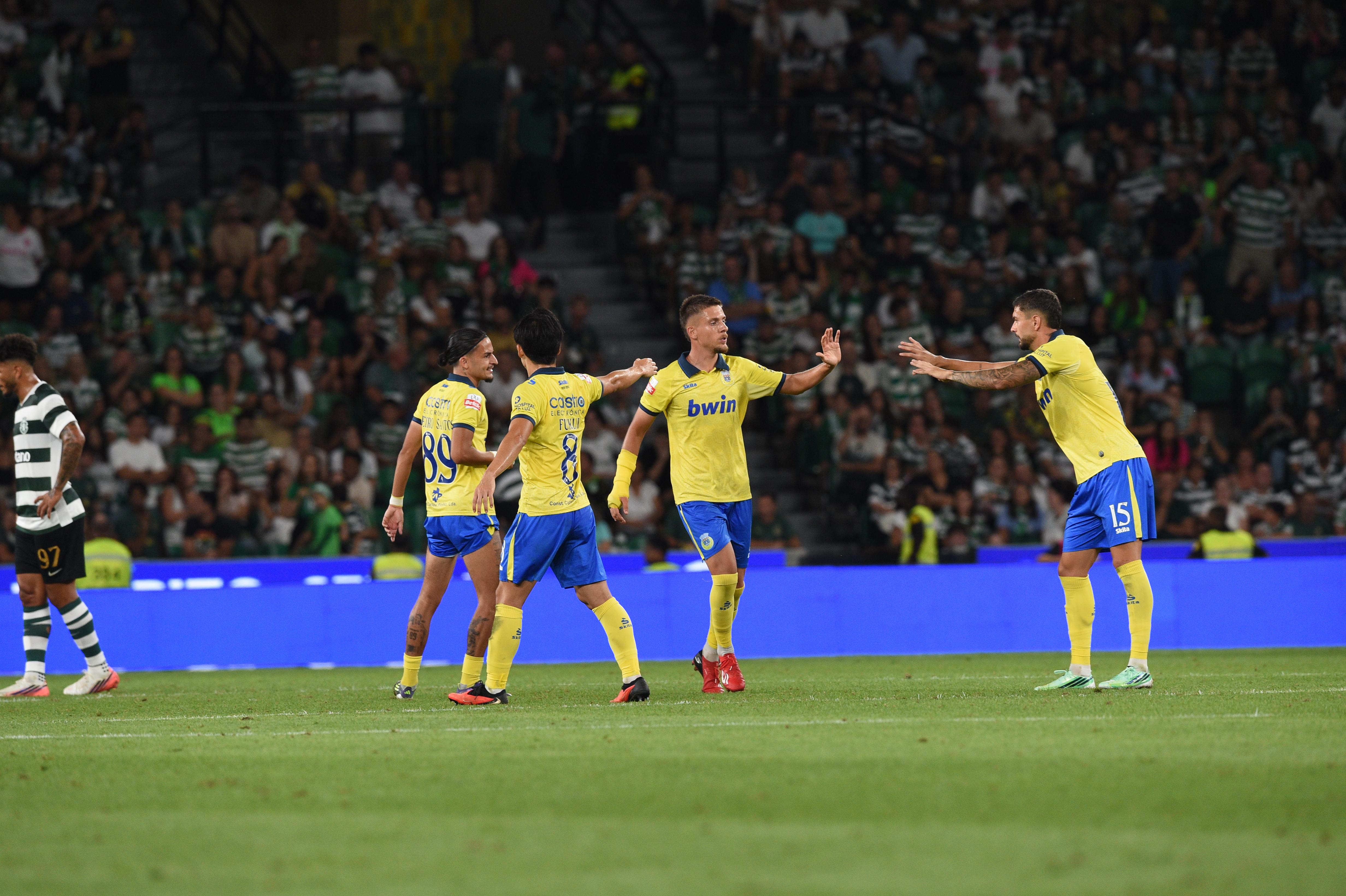 Festejos do 2-2 no Sporting-Arouca - Foto: Sérgio Miguel Santos