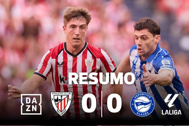 Sivera defende penálti de Sancet e evita triunfo do Athletic Bilbao (resumo)