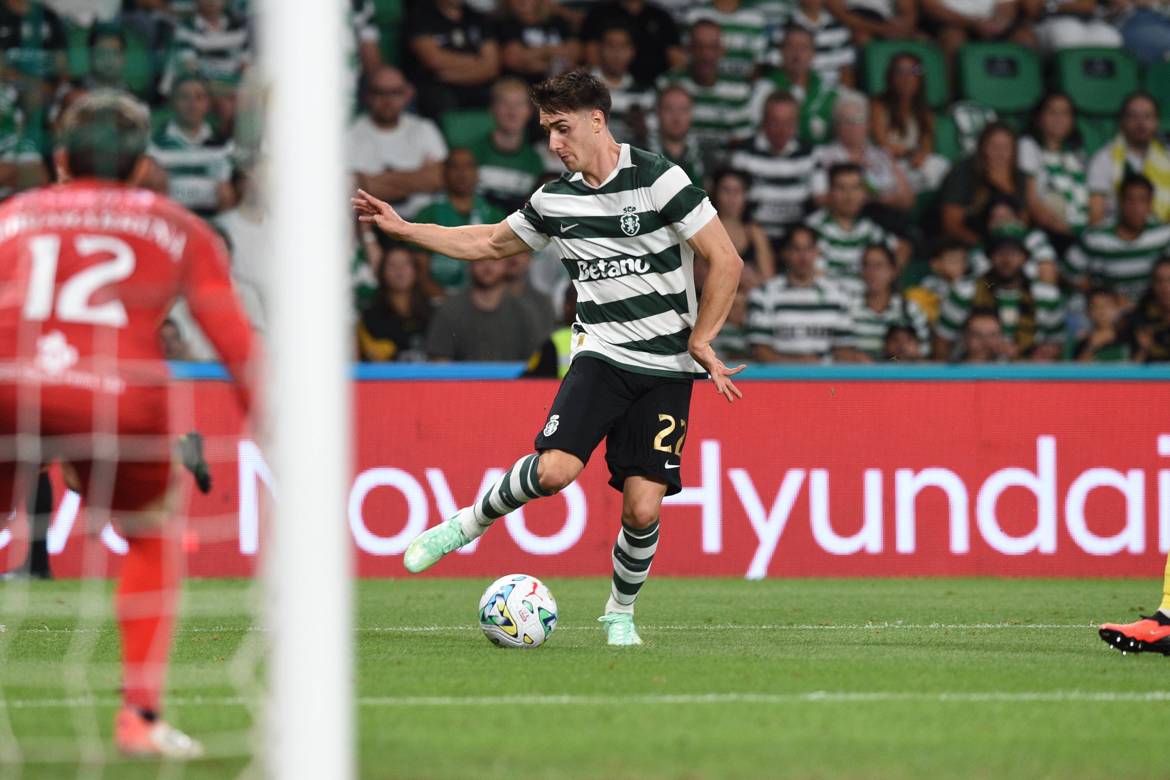 Fresneda assistiu Suárez no Sporting-Arouca - Foto: Sérgio Miguel Santos