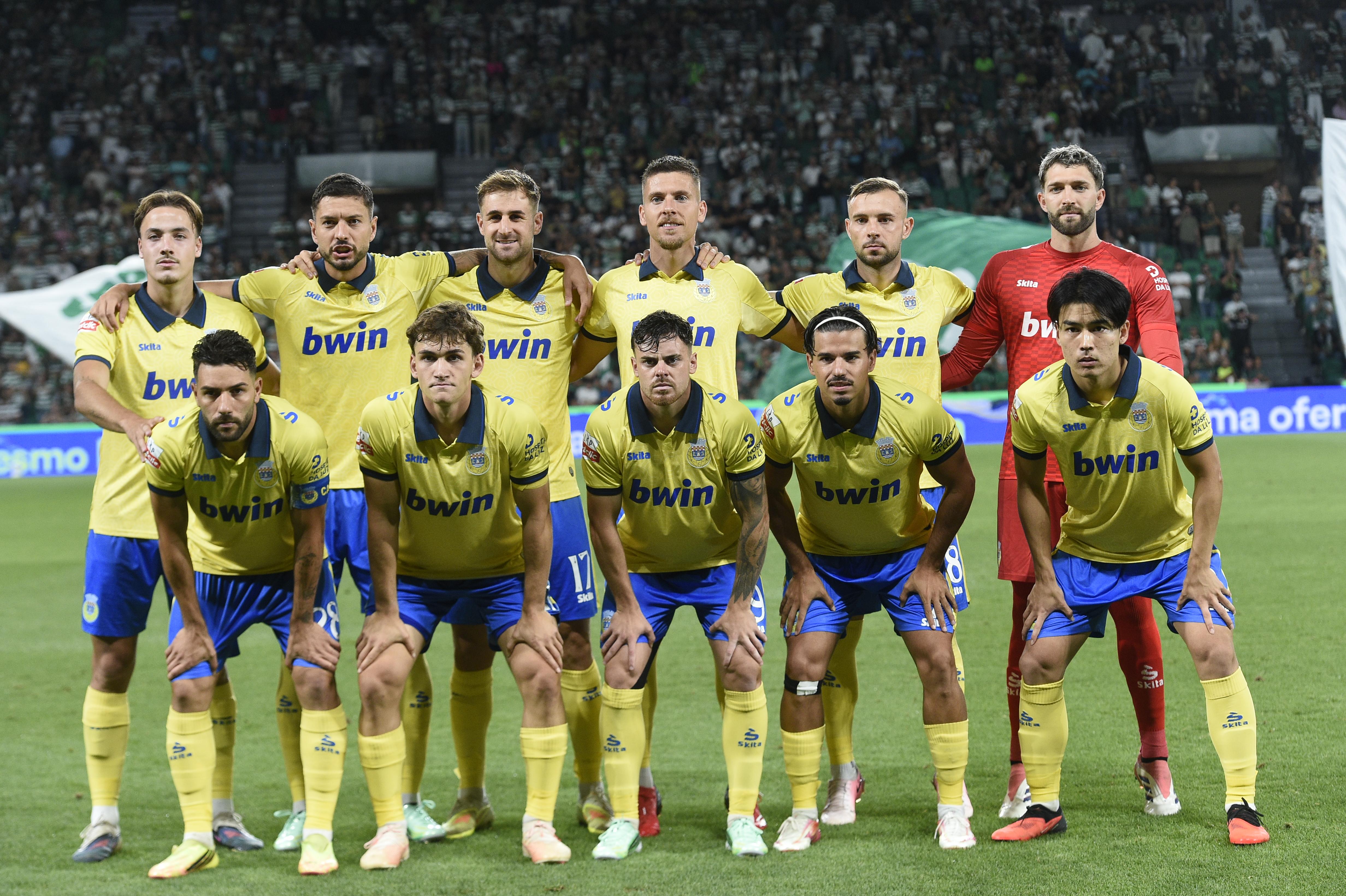 Onze inicial do Arouca no Sporting-Arouca - Foto: Sérgio Miguel Santos
