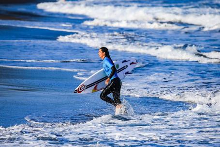 Teresa Bonvalot, surfista portuguesa (Foto ANS/WSL)
