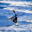 Teresa Bonvalot foi a última portuguesa a ser eliminada no Brasil. Foto ANS/WSL