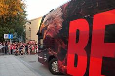 Equipa do Benfica contou com muito apoio em Gaia