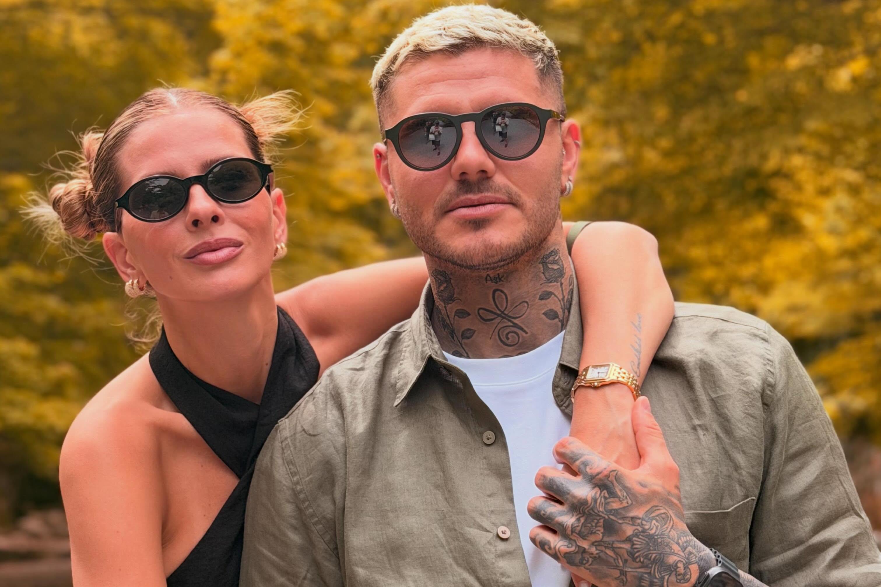 China Suárez e Mauro Icardi. Instagram/sangrejaponesa