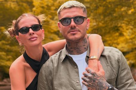China Suárez e Mauro Icardi. Instagram/sangrejaponesa