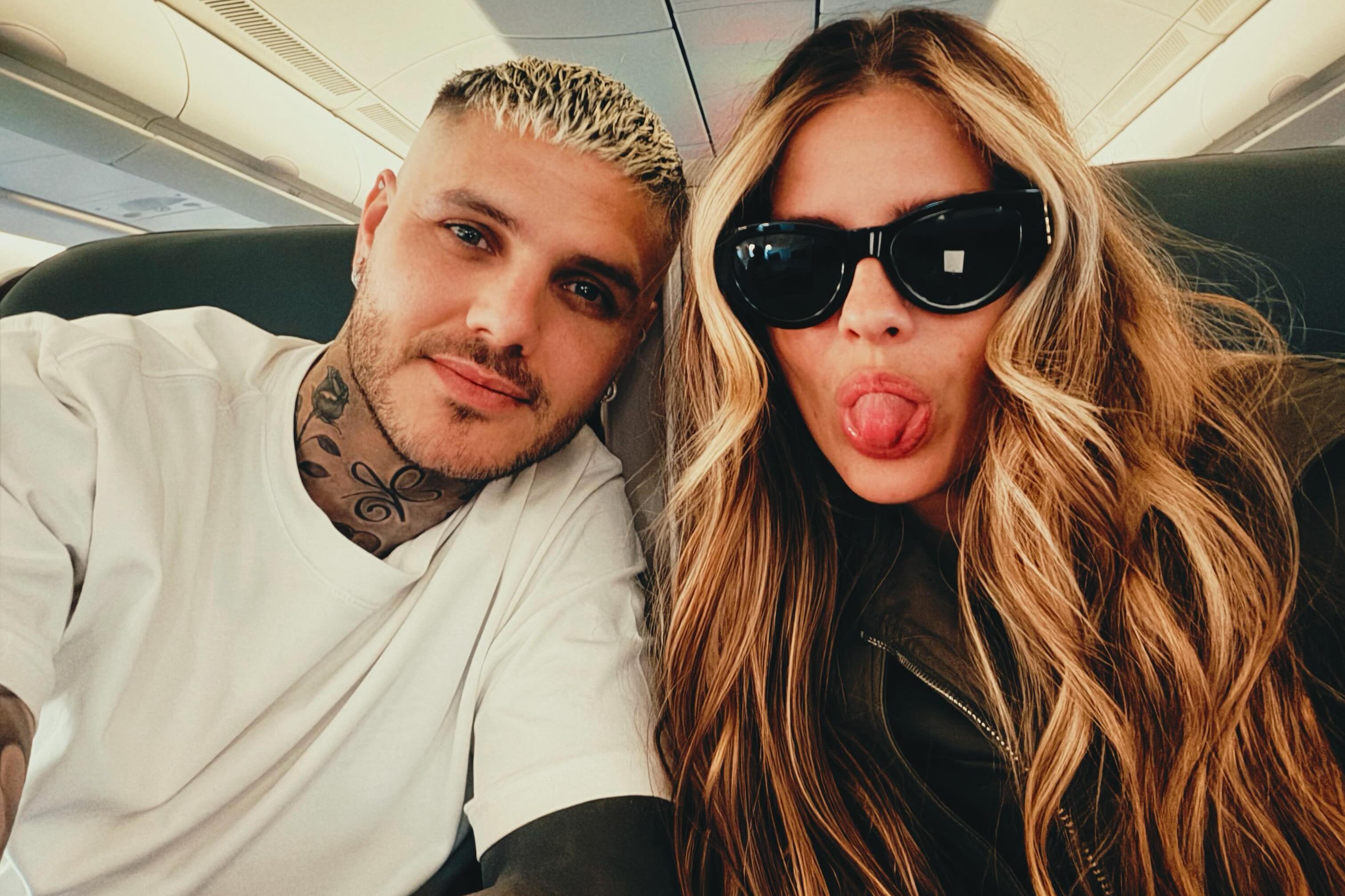 China Suárez e Mauro Icardi. Instagram/sangrejaponesa