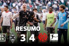Futebol alemão no seu estado puro: sete golos no M'gladbach-Mainz (resumo)