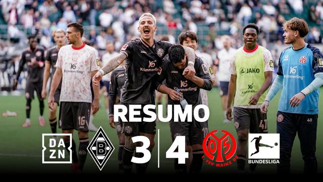 Futebol alemão no seu estado puro: sete golos no M'gladbach-Mainz (resumo)