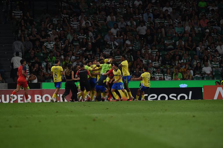 Festejos no 2-2 do Sporting-Arouca - Foto: Sérgio Miguel Santos