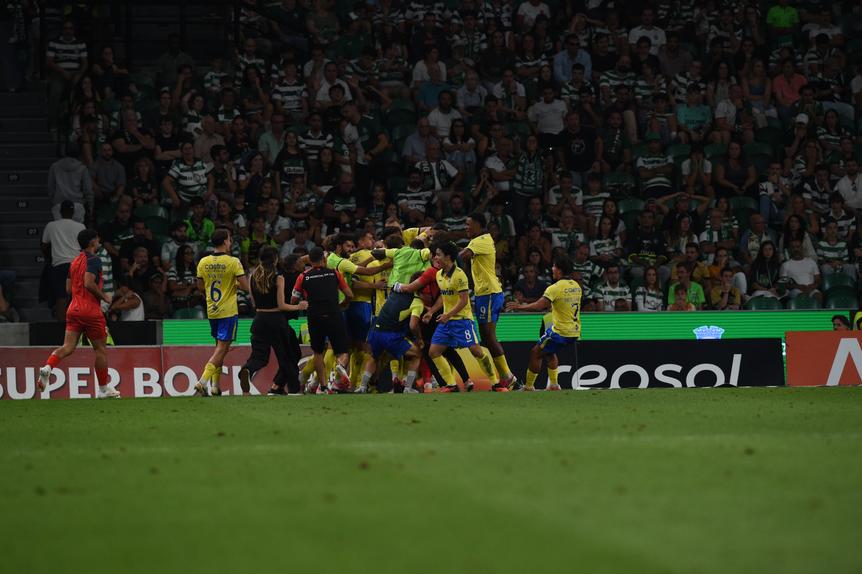 Festejos no 2-2 do Sporting-Arouca - Foto: Sérgio Miguel Santos