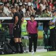 David Silva, árbitro da AF Porto, no monitor do VAR no Sporting-Arouca (Miguel A. Lopes/LUSA)