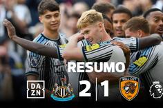 Newcastle retira a invencibilidade ao Hull City na Premier League (resumo)