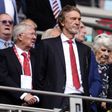 Alex Ferguson, antigo treinador do Manchester United, e Jim Ratcliffe, coproprietário dos 'red devils'
