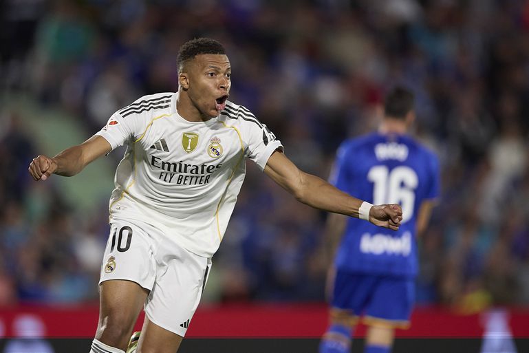 Mbappé marcou o golo que deu a liderança ao Real Madrid. FOTO MANU REINO/IMAGO