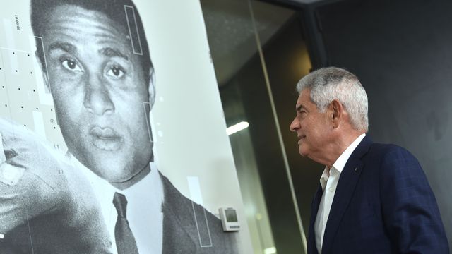 Luís Filipe Vieira, candidato à presidência do Benfica, nas novas instalações de A BOLA - Foto: Miguel Nunes