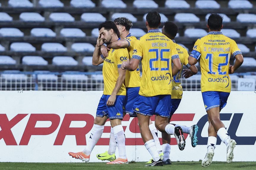 Pizzi marcou de penálti para o Estoril (foto: Rodrigo Antunes/LUSA)