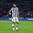 Gonçalo Guedes leva uma assistência em novo jogos pela Real Sociedad