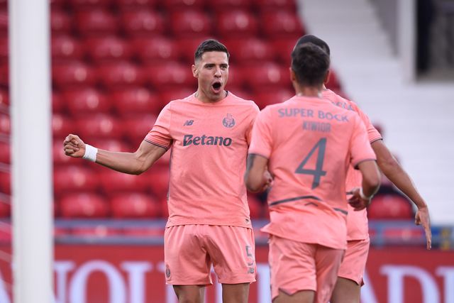 Bednarek festeja o golo apontado ao Celoricense - Foto: Catarina Morais/Kapta+