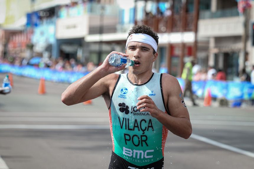 Vasco Vilaça foi quinto na Austrália e acaba o ano com o terceiro lugar no Mundial de triatlo. Foto World Triathlon