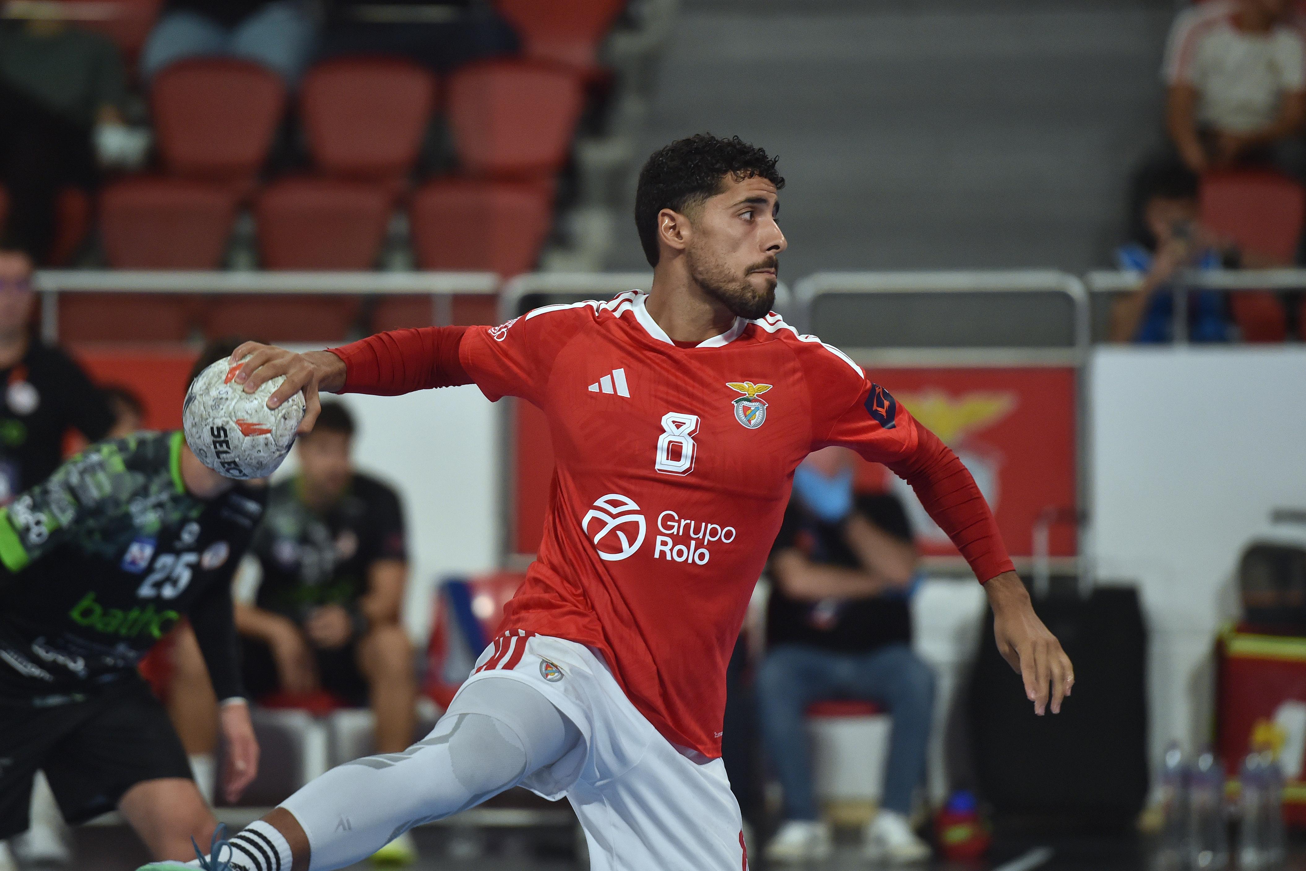 Jogador do Benfica, Gonçalo Meireles foi o melhor marcador da partida, com oito golos (foto Miguel Nunes)