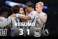 Primeira vitória do Tottenham soube melhor com estes golaços (resumo)