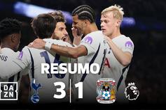 Primeira vitória do Tottenham soube melhor com estes golaços (resumo)