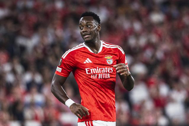 Jhon Durán, ponta de lança do Benfica (foto: Imago)