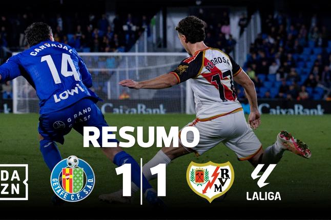 Remate de calcanhar impediu vitória do Rayo Vallecano (resumo)