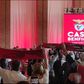 O hino do Benfica cantado a plenos pulmões em Santarém
