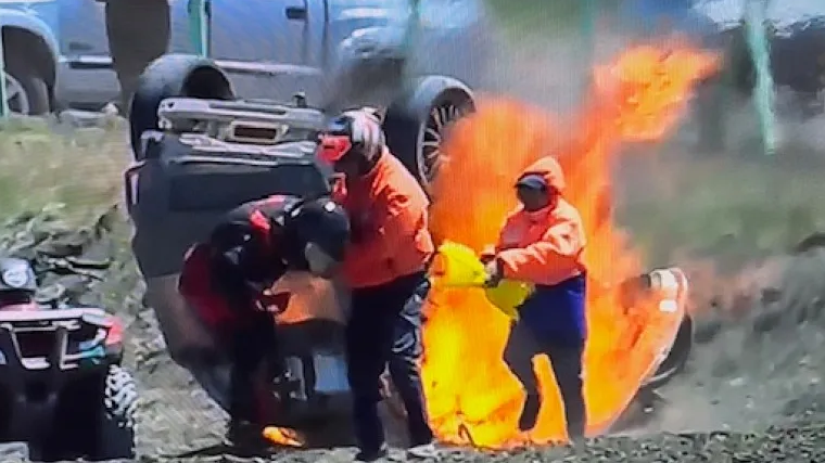 Piloto argentino escapa milagrosamente a explosão (vídeo)